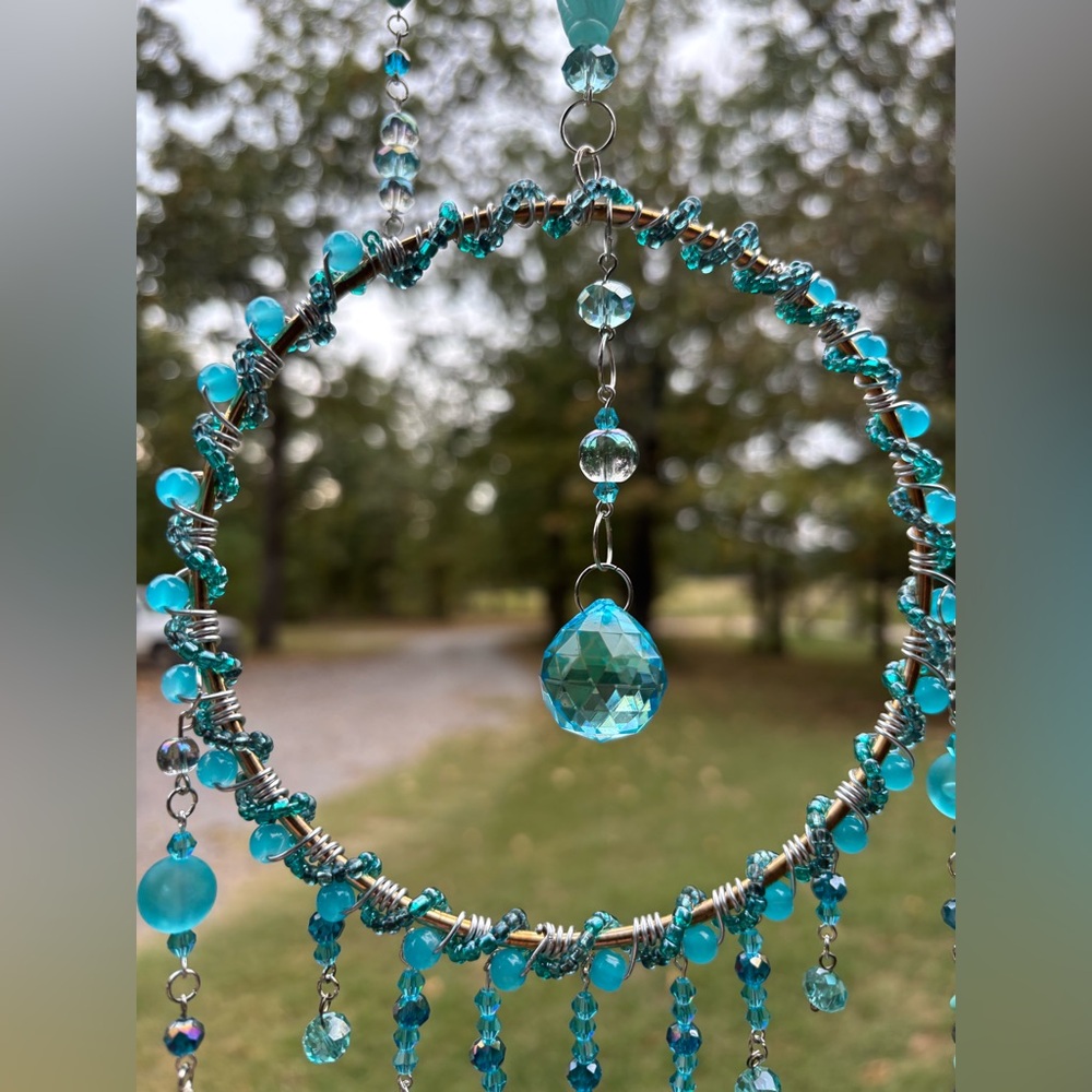 Extra long Beaded Sun Catcher (please scroll to check me out!)